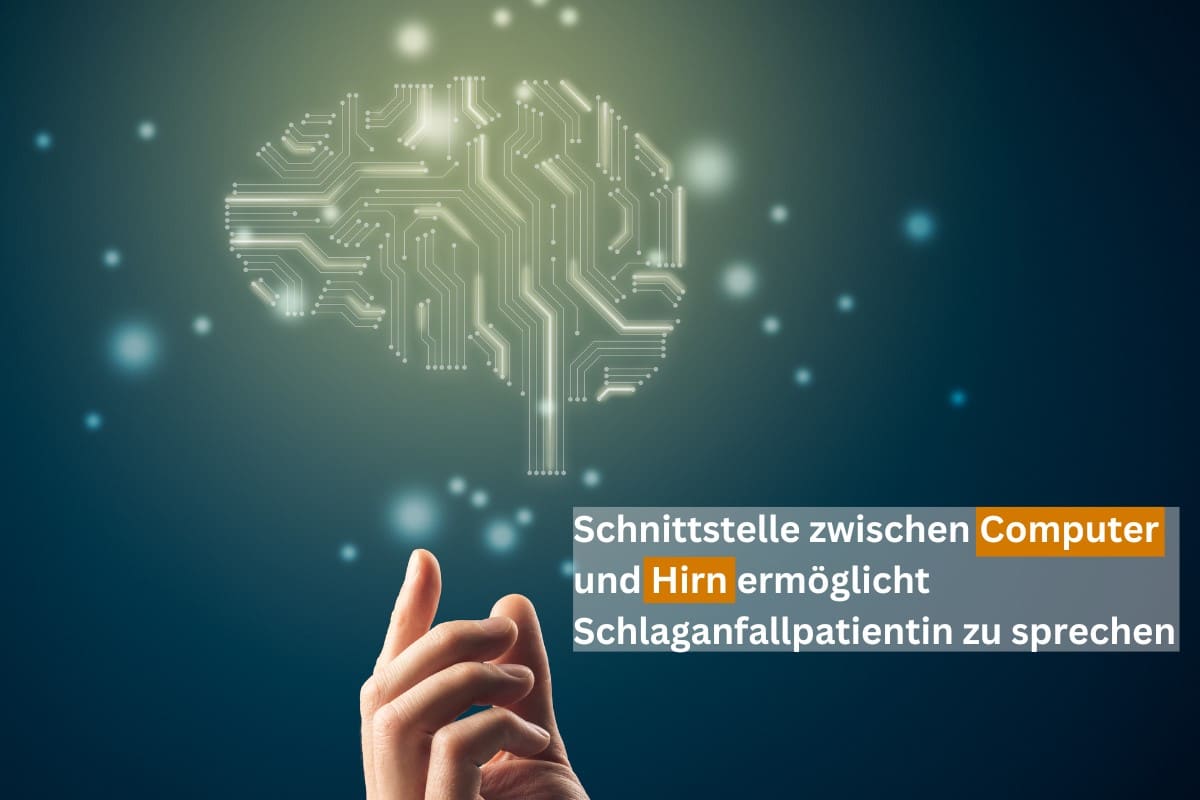 Sprechen nach Schlaganfall dank KI
